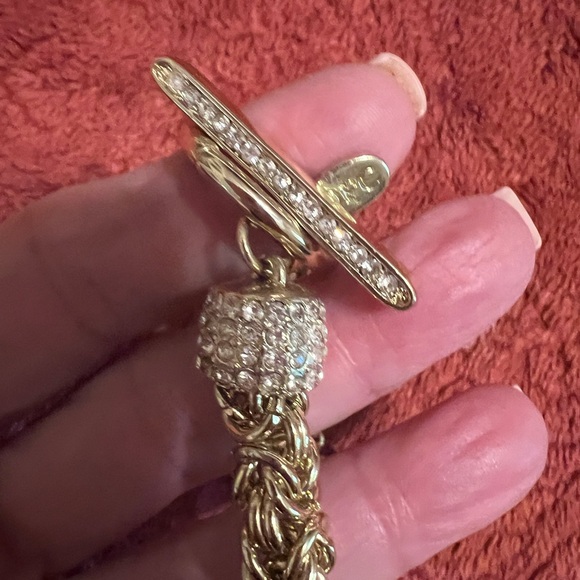 Gold and Silver Byzantine Chain Bracelet - Picture 2 of 3